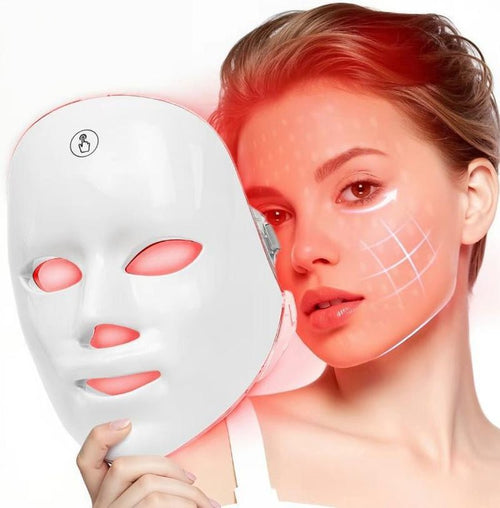 7 - Color LED Glow Mask - pluxora