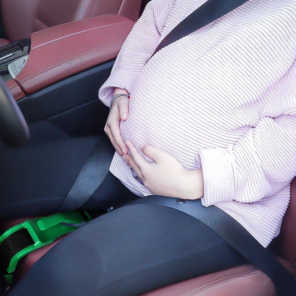 Pregnancy Car Seat Belt Adjuster, Maternity Safety for Moms Driving Comfort - pluxora